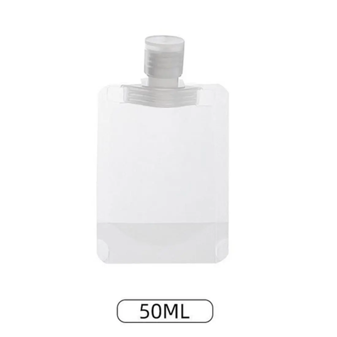 Kulturbeutel-Set in Reisegröße, 30 ml/50 ml/100 ml transparente Quetschbehälter, 3er-Pack tragbare nachfüllbare Beutel für Reiseutensilien