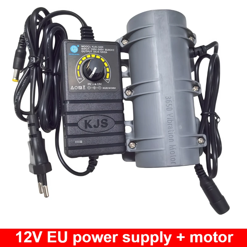 Mini Vibrating Motor 12V/24V 3800rpm 10W for Warning Systems Massage Bed Chair Speed Regulating Vibrator Feed vibration motor