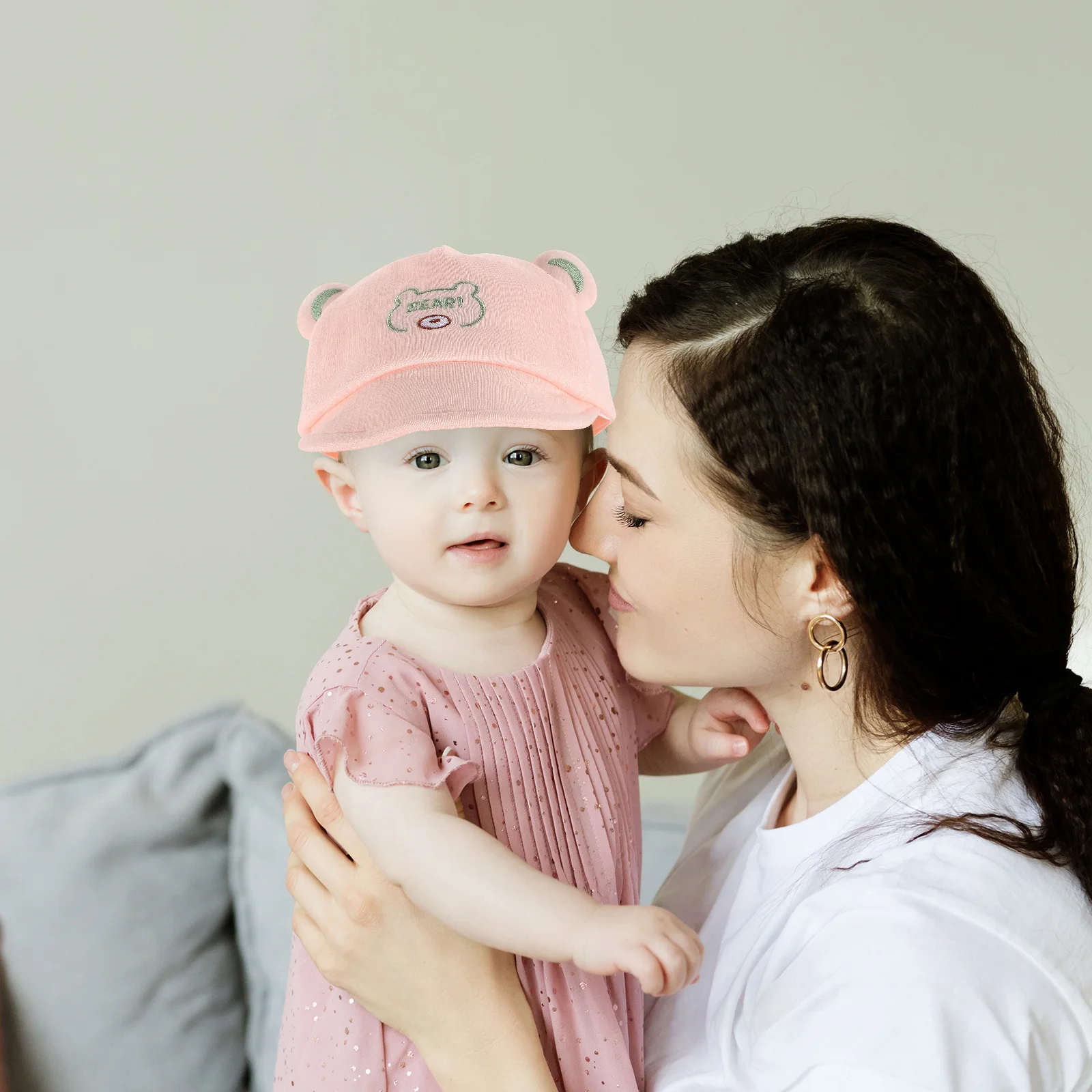 

Baby Baseball Cap 6-12 Months Soft Cotton Lightweight Breathable Hat Toddler Summer Outdoor Cap Toddler Sun Hat