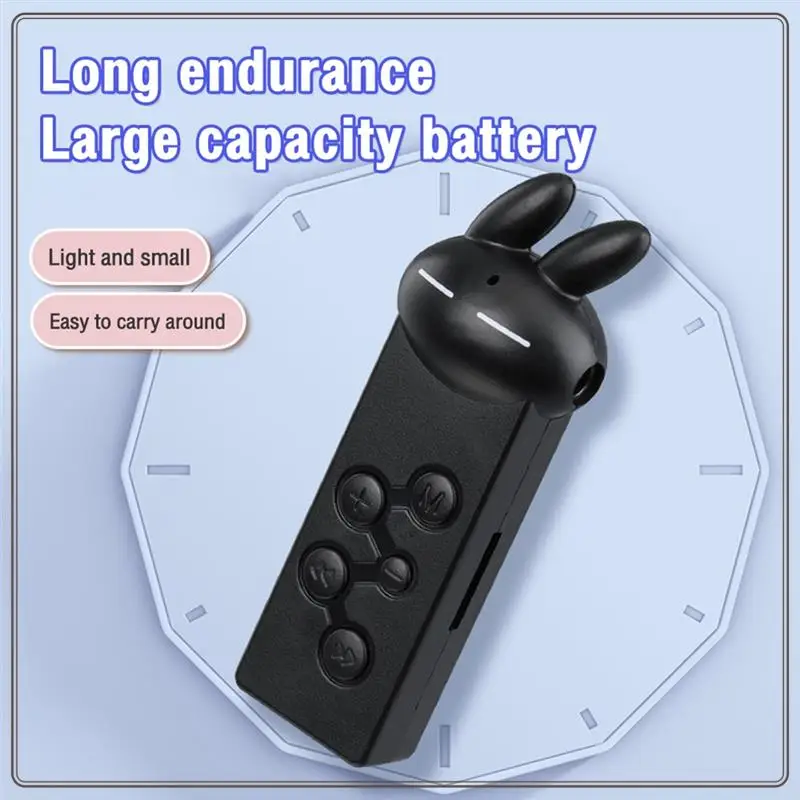 信頼性の高い Bluetooth 5.0 MP3 プレーヤー Bunny ミニ MP3 プレーヤー TF カードをサポートポータブルスポーツランニング音楽パーソナルステレオ、Bluetoo