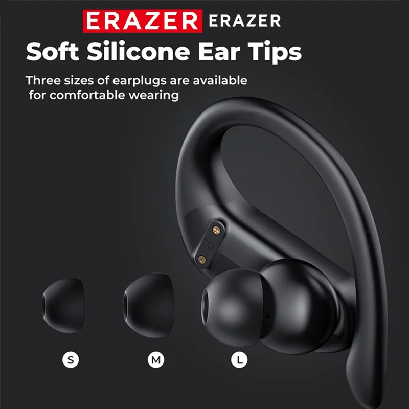 Lenovo Thinkplus XT60 Sports Wireless Headphones Bluetooth  Earphones HiFi Earbuds Noise Reduction Headset with Mic Earhook