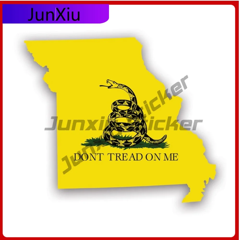 

Missouri State Shaped Waterproof Weather Resistant Vintage For Car Body Rear Windshield Truck Self Adhesive No Residue Decor