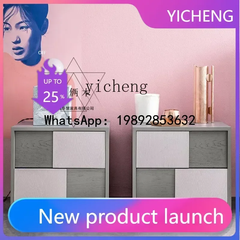 

New Paint Three Or Five Chest of Drawers Piano Modern Simple Bedside Table Creative Personality Chest of Drawer