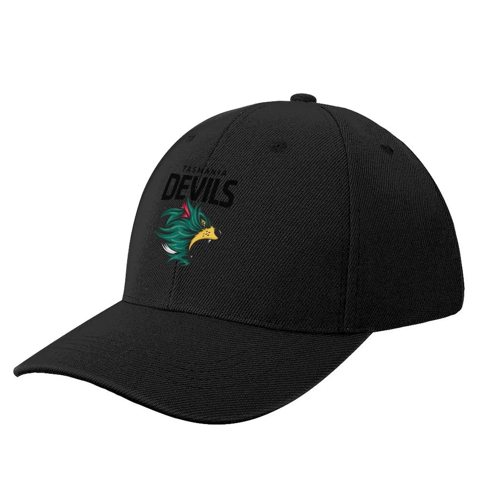 

Tasmania Devils Football Club Black Lettering Baseball Cap cute Golf Wear Designer Hat Golf Women Men's