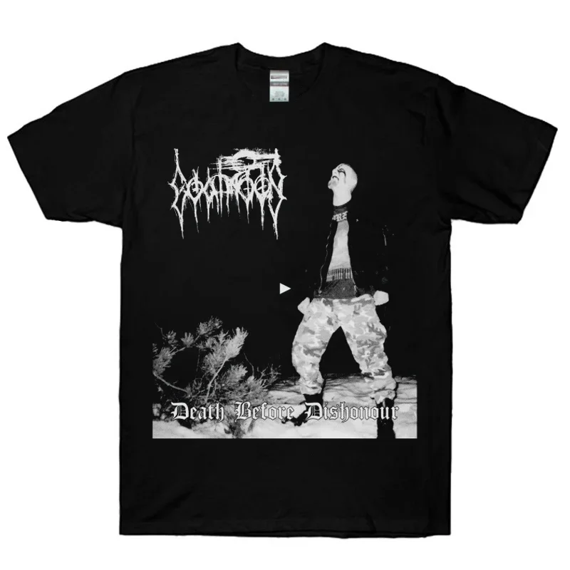 Goatmoon Death Before Dishonour Black T-Shirt Fullsize S-5Xl