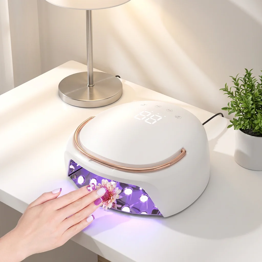 60W 42LEDs LCD Touch Screen Fast Dryer UV Lamp for Home Use for  Fast Curing Nail Gel Polish Home & Salon Use 1 Year Warranty