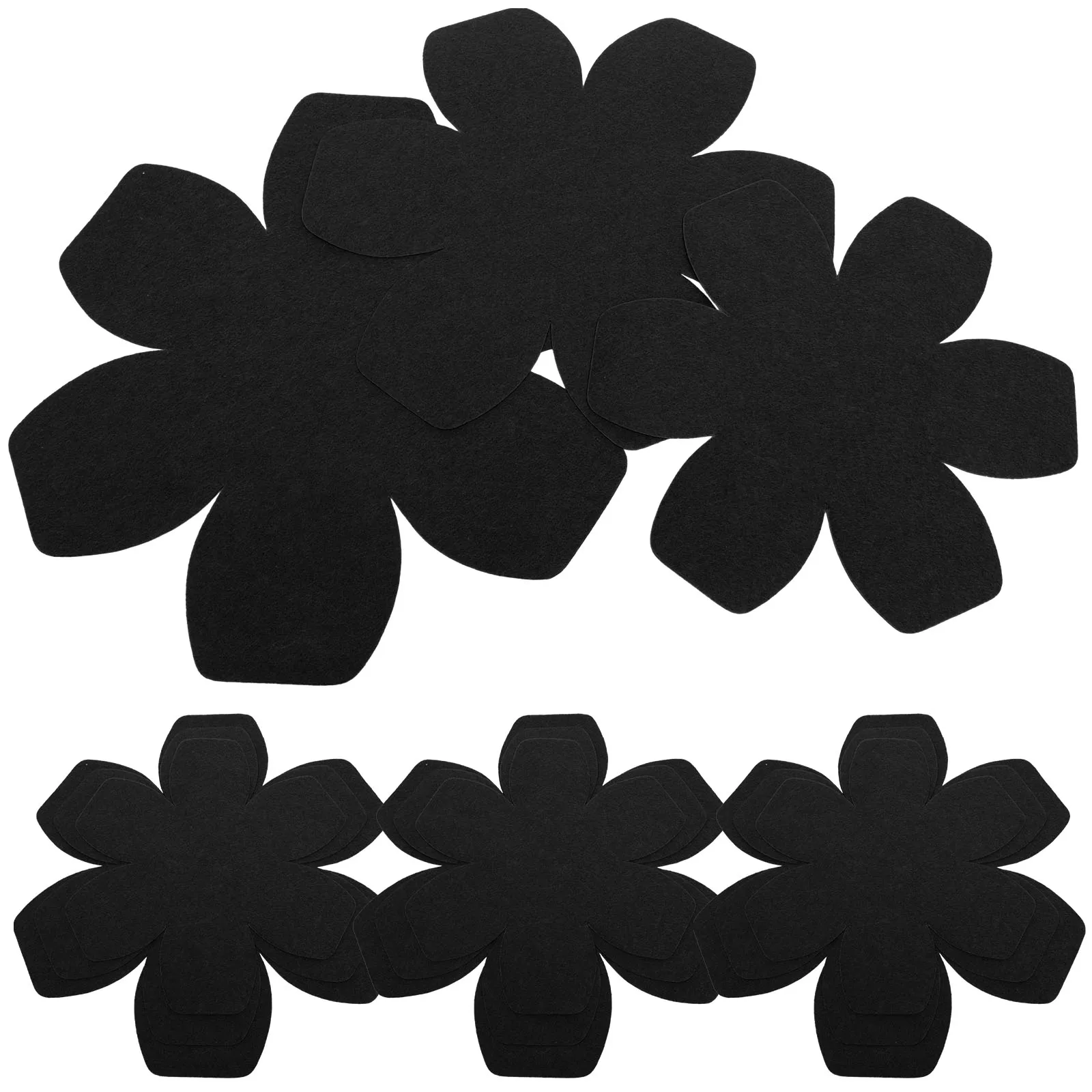 

12pcs Pot Holder Protective Pad Heat Resistant Non Stick Mats Pan Kitchen Black Felt Cloth Dining Set Tableware Padding Anti