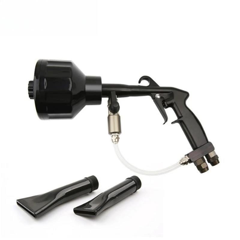Water vapor mixed foam gun car wash foam gun water vapor double tube foam gun fine car wash tool