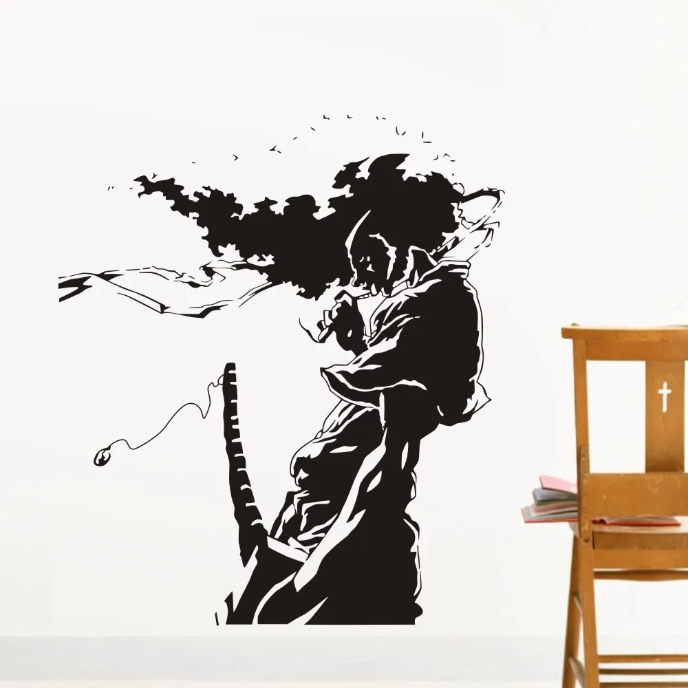 Kendo Wall Sticker Japanese Ninja Poster Vinyl Art Wall Decals Home Decoration Decor Mural Kendo Samurai Decal