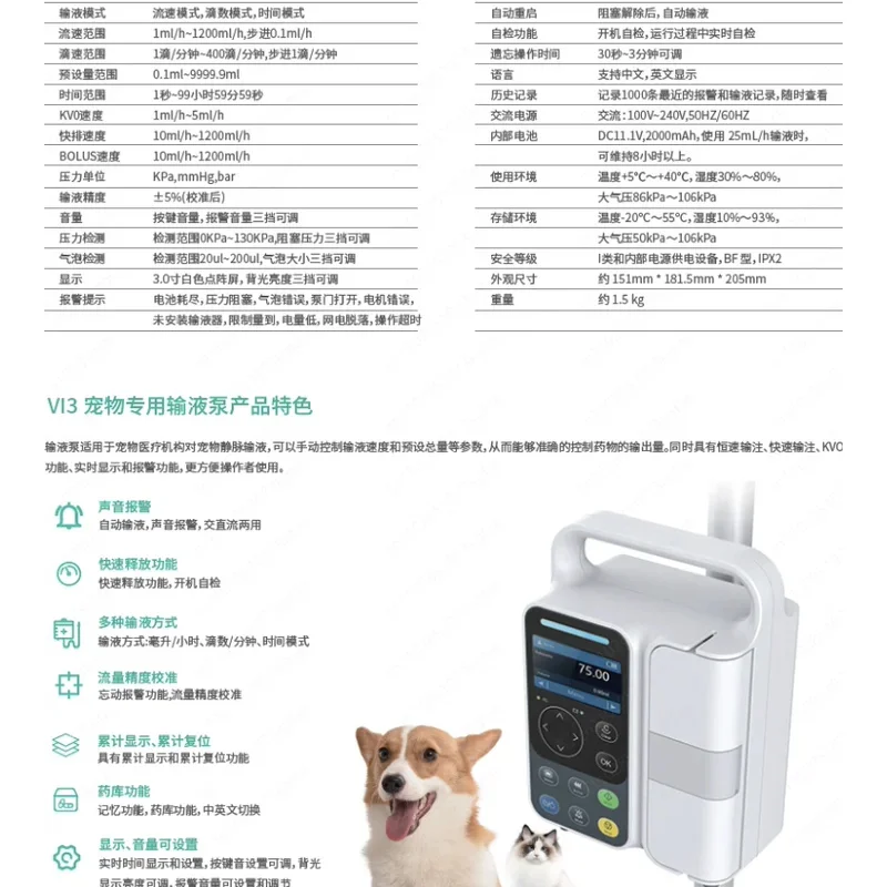 Pet Veterinary , Animal Infusion Pump