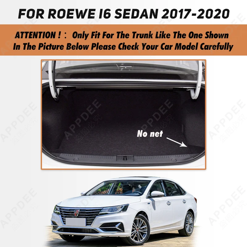 Auto Full Coverage Trunk Mat For Roewe i6 MAX 2017-2020 19 18 Car Boot Cover Pad Cargo Liner Interior Protector Accessories