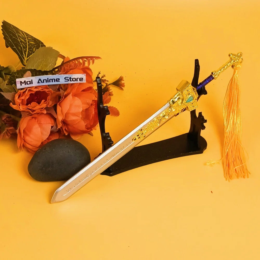 8.6inch Metal Elden Katana Anime Ninja Knife Real Size Japanese Katana Steel Royal Greatsword Original Samurai Sabre Toy Gift