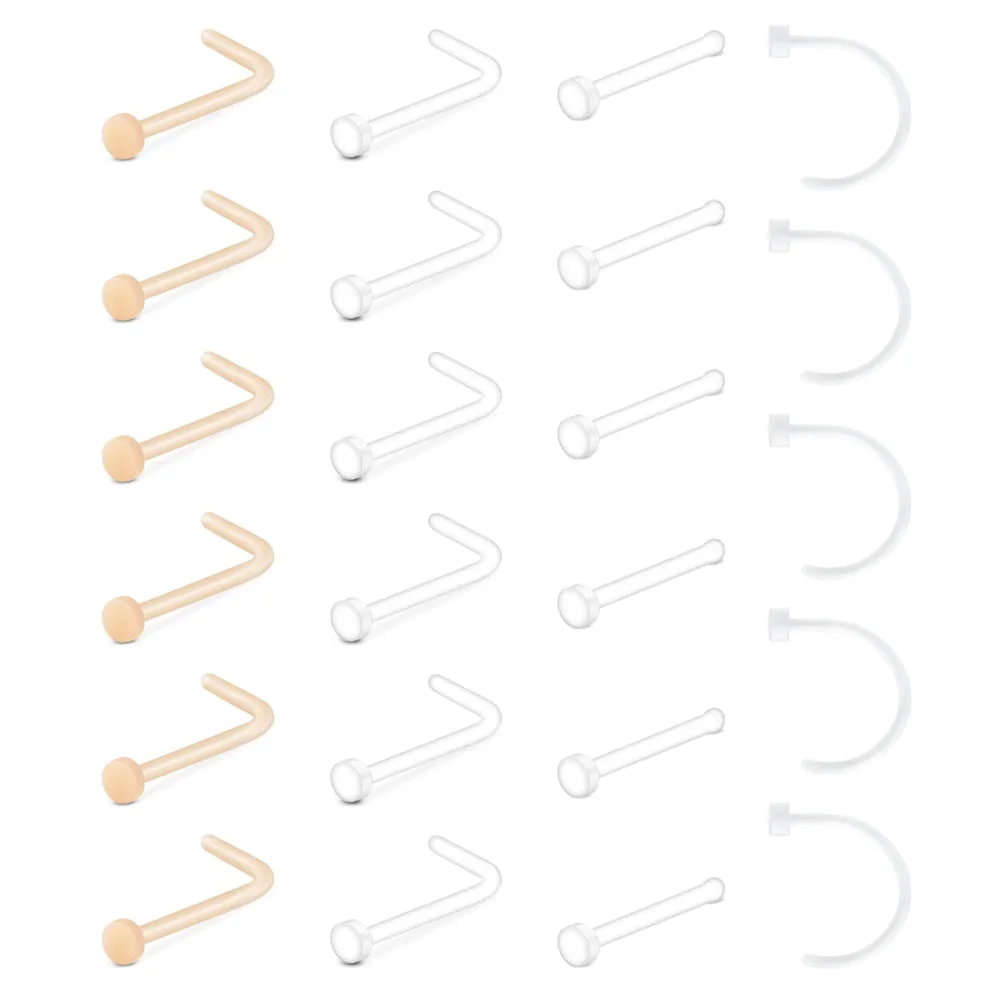 Clear Nose Rings St…