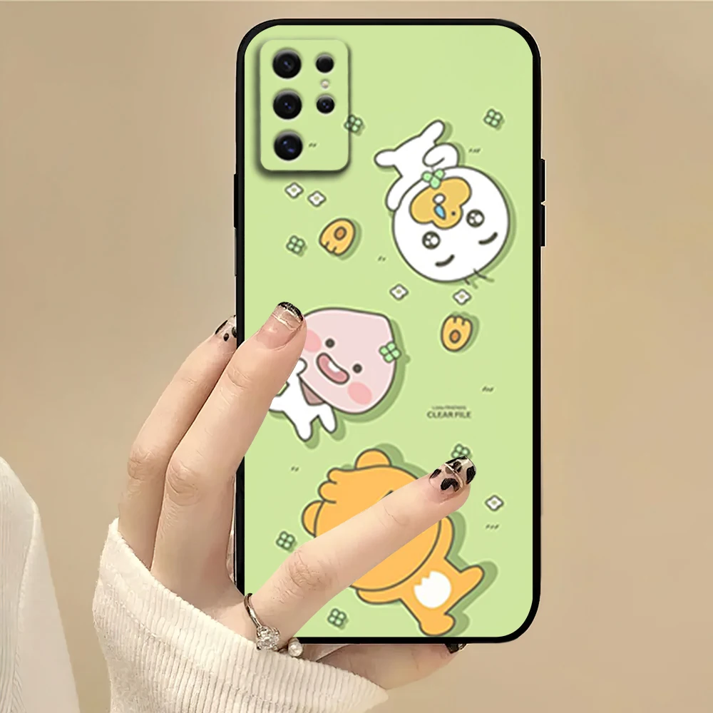 Cartoon Cute K-KAKAOS FRIENDS Phone Case For Samsung S22 S23 A73 A72 A71 A54 A53 E ULTRA Color Soft Shell