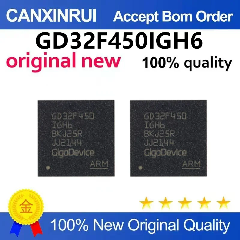 （5pcs-100pcs）Original GD32F450IGH6 BGA-176 ARM Cortex-M4 32-bit microcontroller MCU chip