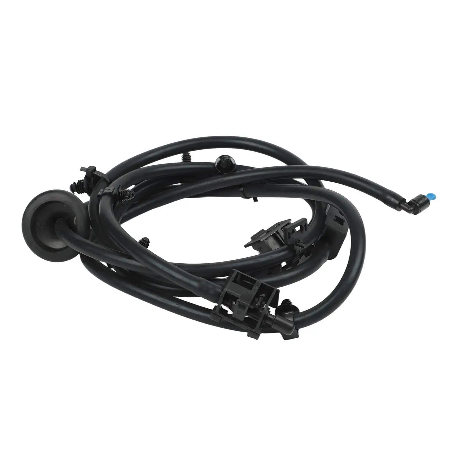Vehicle Repair Black Washer Hose Line Pipe Jet Hose Pipe ABS Material Easy Installation Non-deformation Structure