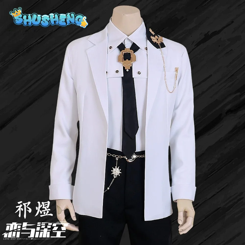 Costume de cosplay Love and Deepspace Rafayel, tenue d'anniversaire Ice Sea Encounter, costume décontracté pour homme, Xavier Zayne Game Cos