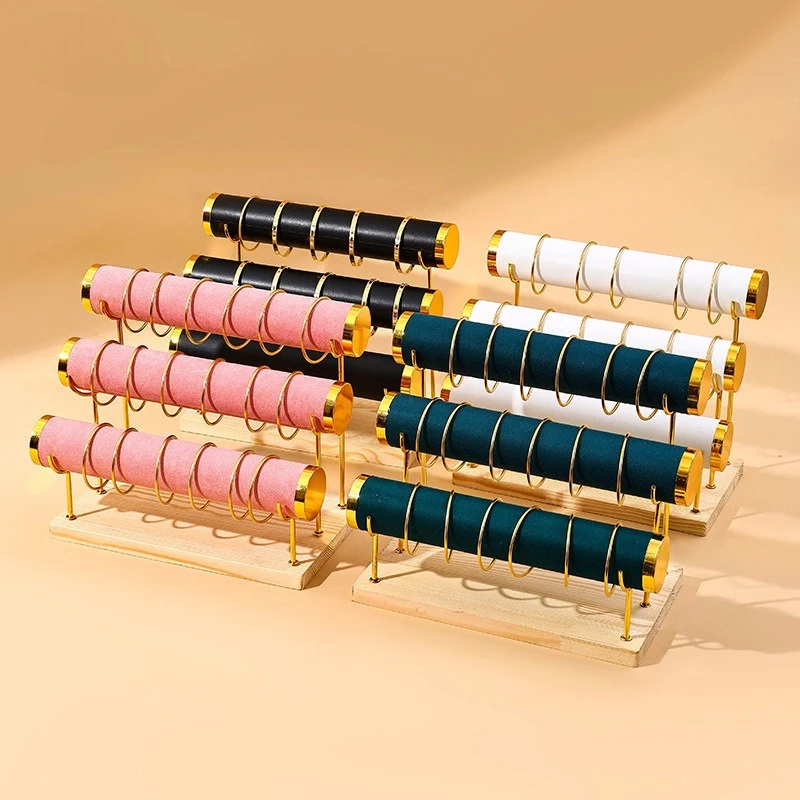 Phnom Penh Bracelet Rack, Bracelet Storage Rack, Wrought Iron Jewelry Rack, Trapezoidal Organizer, Metal Bracelet Display