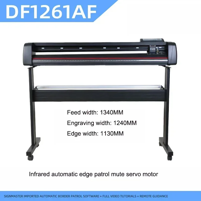 Fully automatic edge-detecting plotter and die-cutter, electric plotting and engraving machine, film sign and sticker cutter.