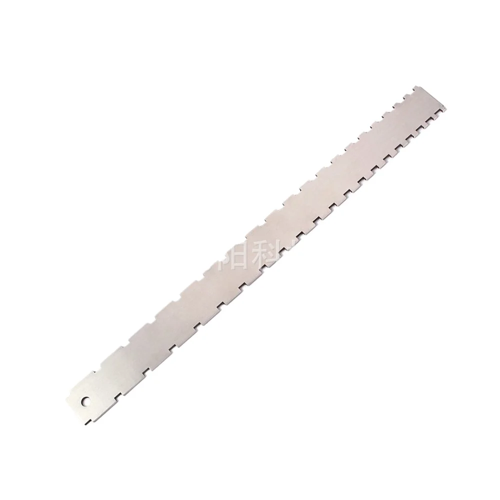 

Guitar measuring ruler, metal stainless steel neck notch ruler