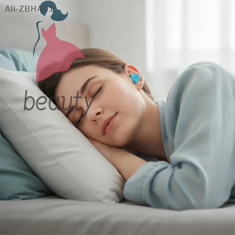 12Pcs/box Reusable Earplugs Silicone Ear Plugs For Sleeping Swimming Traveling Studying Noise Reduction Flexible Ear Plugs