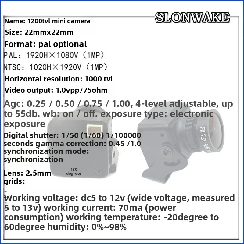 SLONWAKE 5.8G Wysokiej Mocy 2W Symulowany Nadajnik Obrazu FPV Dalekiego Zasięgu Akcesoria do Samolotów Obsługa OSD Zestaw do Tuningu Parametrów