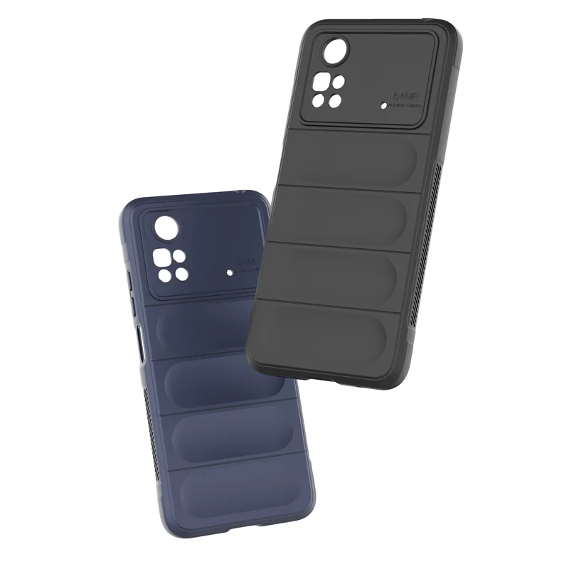 Per Poco M4 Pro Custodia Poco M4 Pro Cover Funda Capa Morbido Silicone TPU Antiurto Protettivo Paraurti Posteriore Per Poco M4 Pro