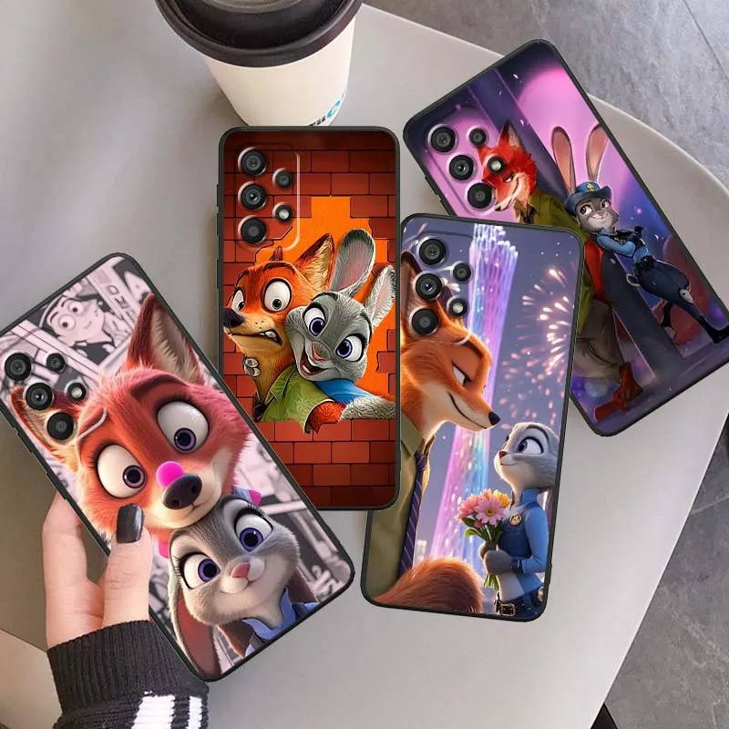 

Z-Zootopia Popular Art Movie Phone Case For Samsung A73 A72 A71 A56 A55 A54 A53 A52 A51 A36 A13 A22 A16 A15 A14 A05 A06 Black