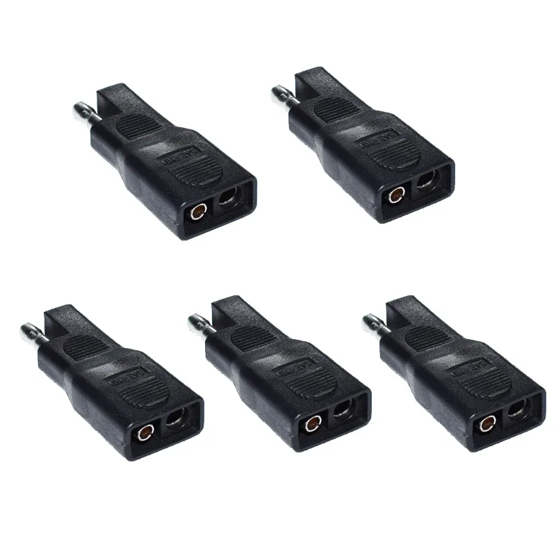 5 PCS Sae Polarity Reverse Adapter  SAE to SAE Polarity Reverse Quick Disconnect Cable Plug Adapter for Solar Panel Battery