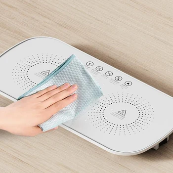 전기 온난화 트레이 강화 유리 패널 발렌타인 데이 선물 홈 레스토랑 이벤트를위한 50W 음식 따뜻하게 집들이 뷔페