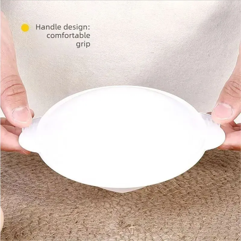Japanese Style Microwave Egg Steamer Heart Shaped Mold with Lid, Portable Breakfast Cooker, Easy Clean