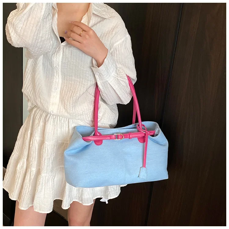 Fashionable Versatile Casual Large-Capacity Shoulder Bag for Women description 25