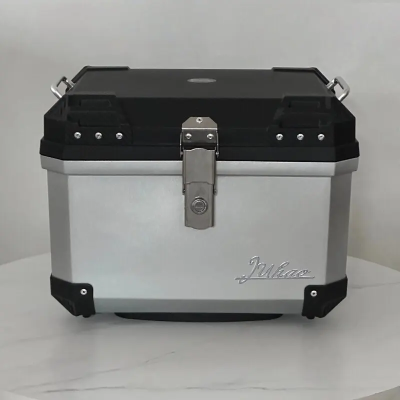 57L large-capacity waterproof anti-theft paint square motorcycle electric vehicle universal trunk storage trunk moto tail box