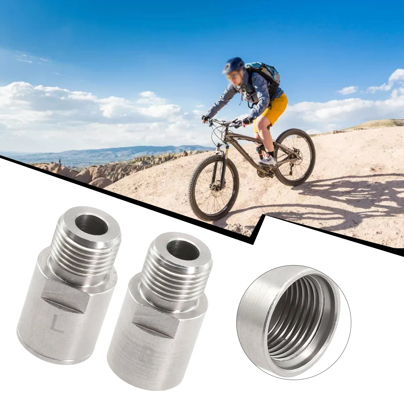 Spacer Adapter Pedal Extension Shaft Improve Pedaling Technique with 20mm MTB Road Shoes Cycling Pedal Extender