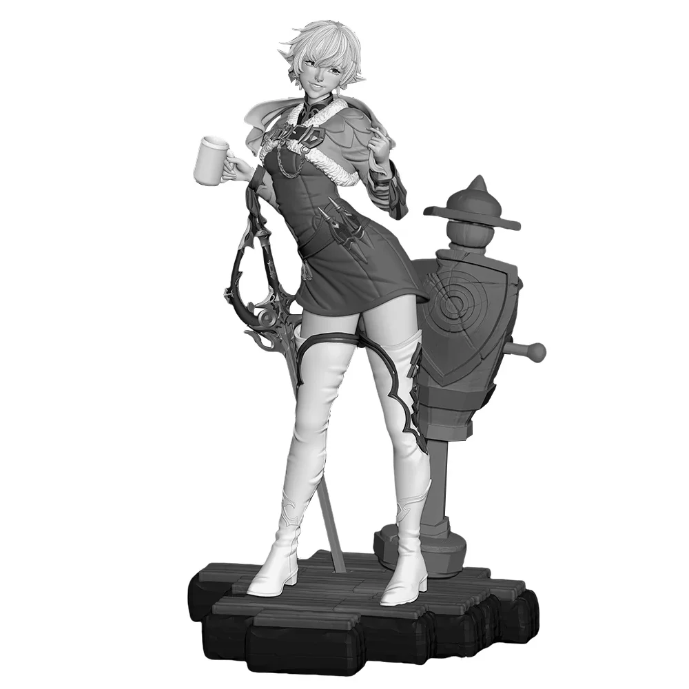 Alisaie Leveilleur Figure 1:18 Miniature Resin Model Kit Unpainted Plastic Model Kit A656