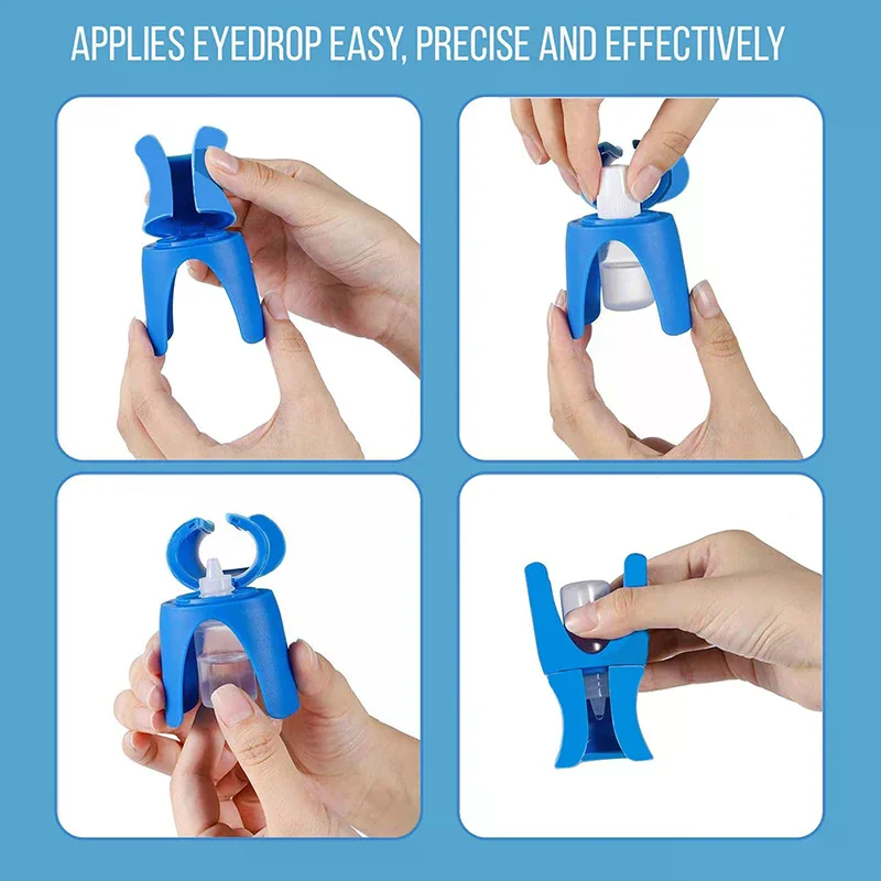 قطرات العين حامل قطرات العين زجاجة مساعد مراهم العين قطرات حامل جهاز قطرة العين دليل المعونة مساعدة قضيب أداة العناية بالعين #5