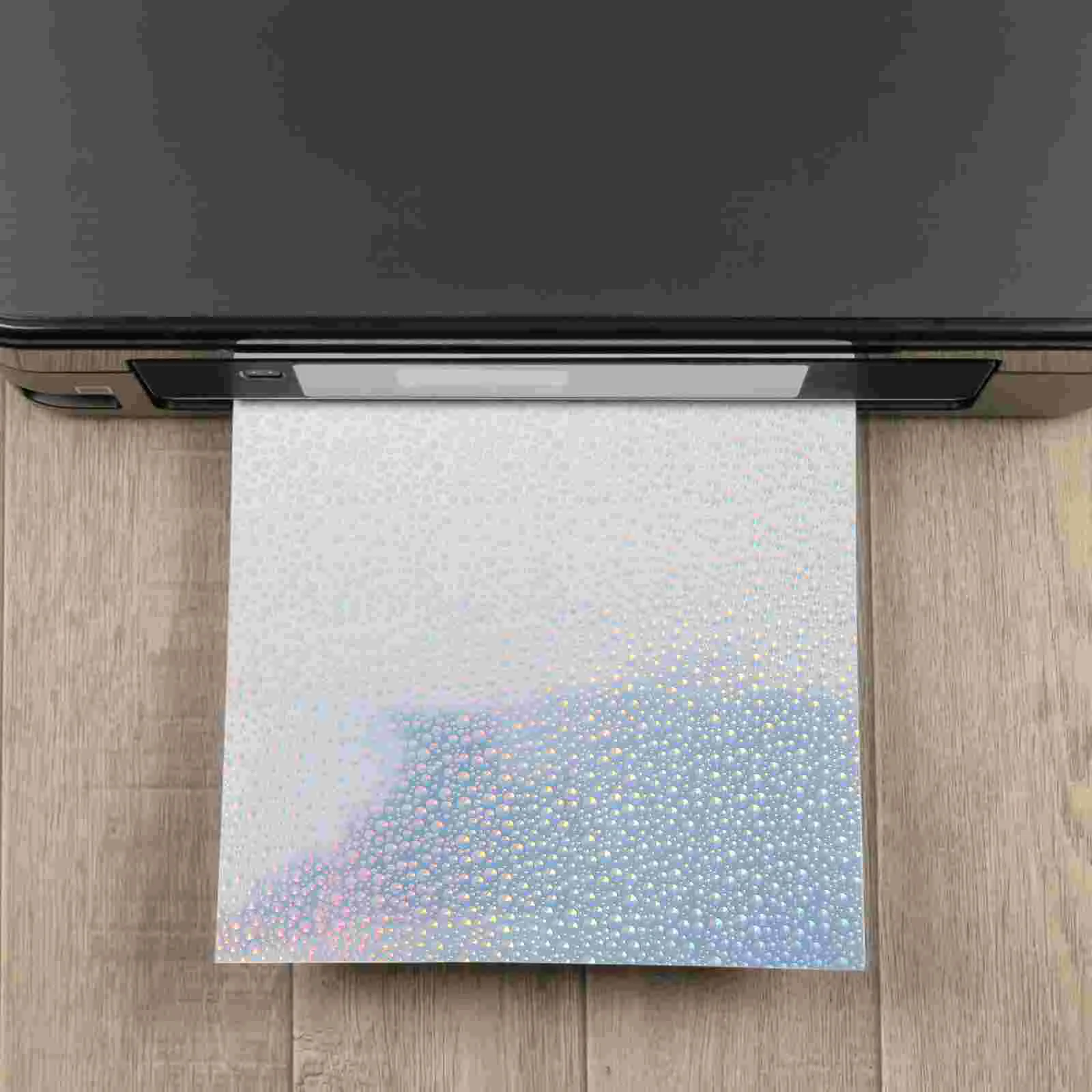 20 Sheets Holographic Printing Paper Sticker Printable Stickers Blank Labels Pvc Self-adhesive Large Mailing