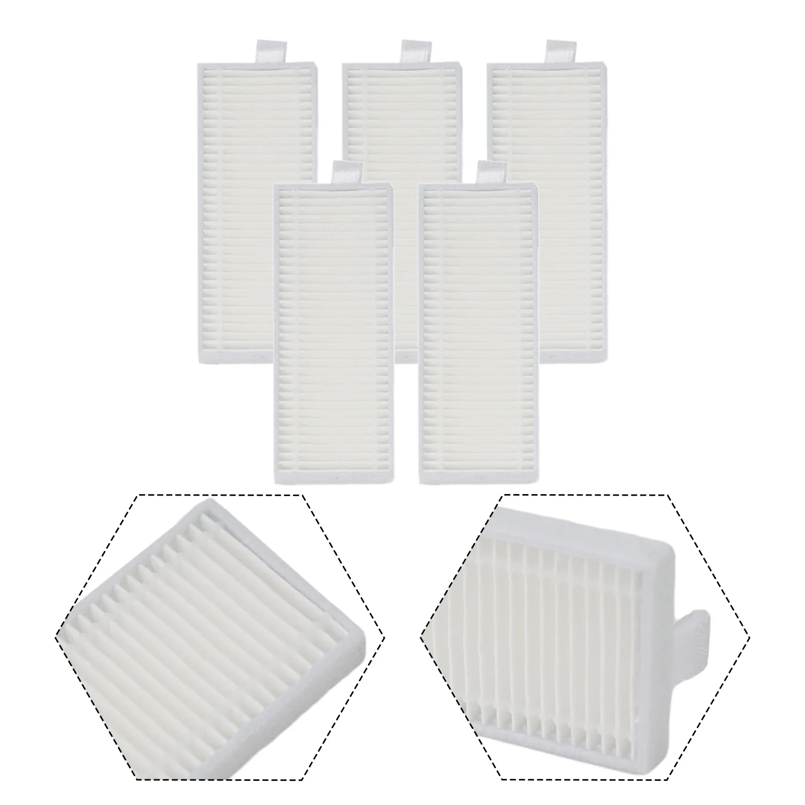 Filter efektif untuk HONOR Robot Cleaner R2 Filter partikel cepat dan sederhana pengganti kompatibel dengan model R2