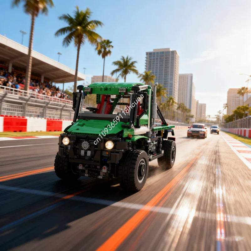 

1848 шт. MOC Unimog RC пробный грузовик Техническая модель Строительные блоки Рождественский подарок Сборные игрушки DIY Творческое образование Кирпич Дети