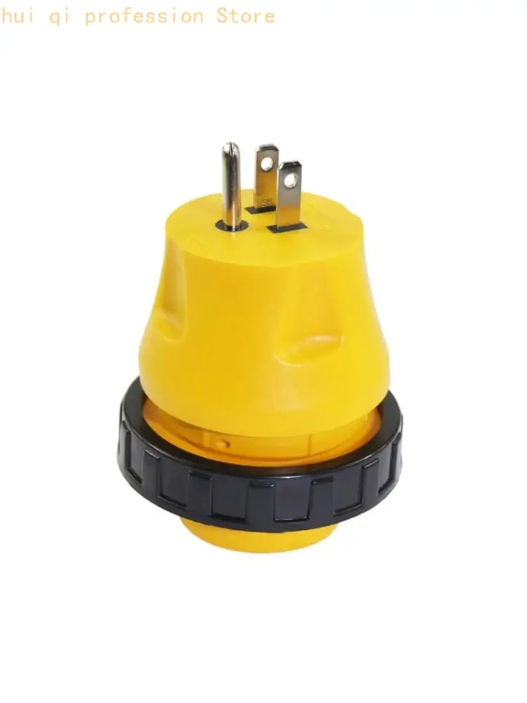 Universal Motorhome Outlet Converter 15A To 30A Shockproof Design For Off Grids Living And Trips Outdoor Adventures H8WE