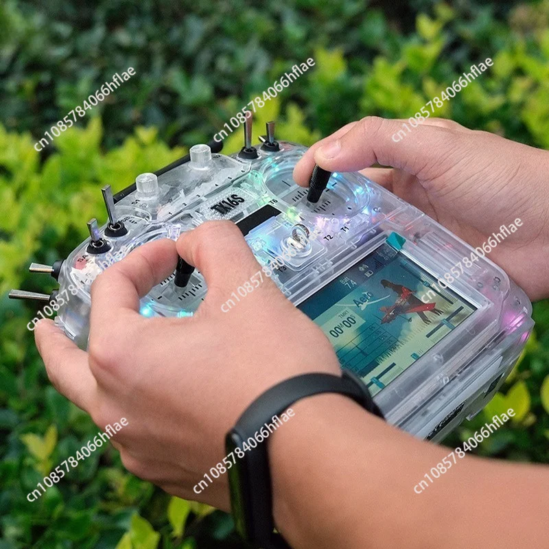TX16S MKII Transparent RGB Edition ELRS Built in RGB LED V4.0 Hall Gimbal Transmitter Remote Control