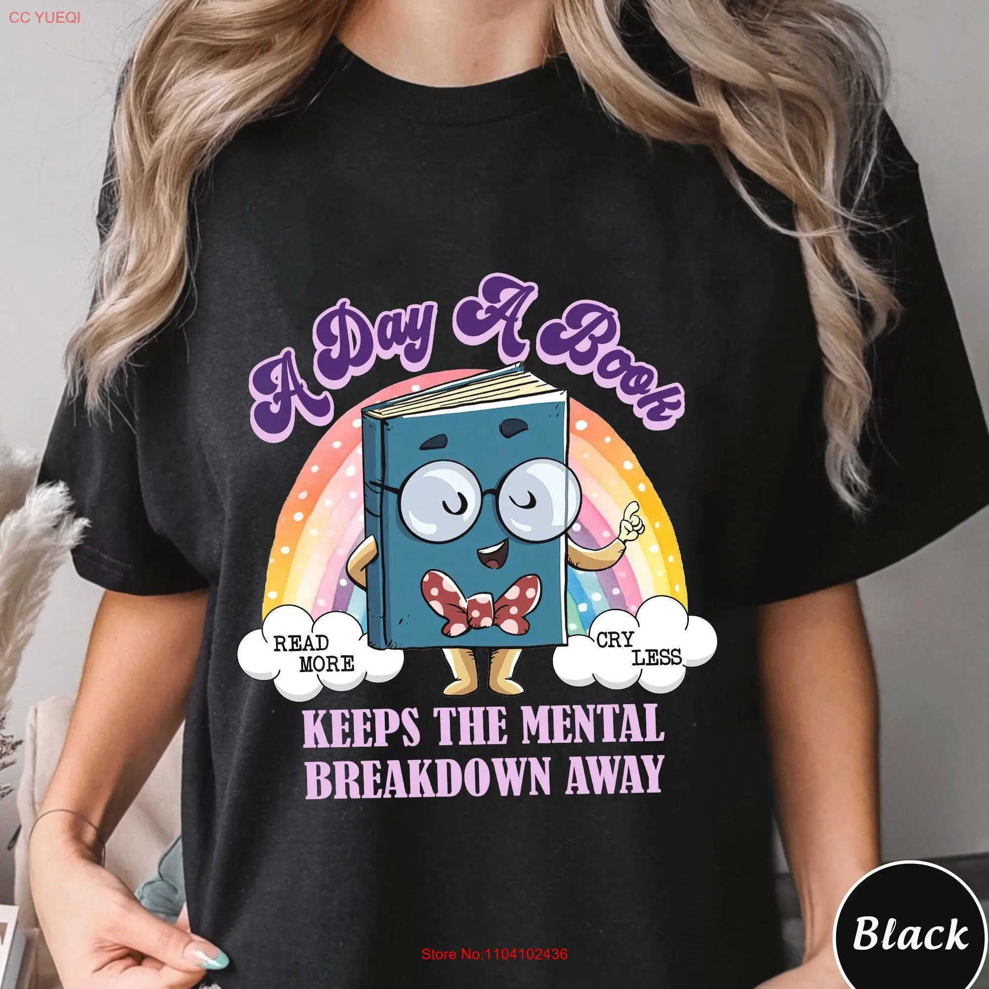 A Day Book Keep The Mental Breakdown Away T Shirt Trending Unique GIft Lover sweaT Bookworm  long or short sleeves