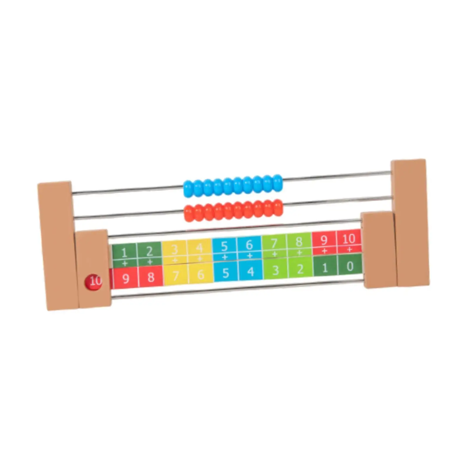 Wooden Abacus for Kids,Math Development Developmental Toy Lightweight Slider Abacus Manipulatives Educational Toys for Children