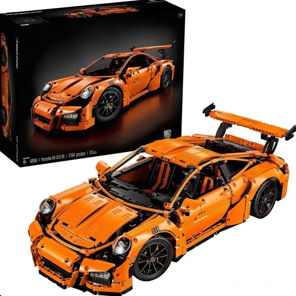 Compatible 42056 MOC Bricks 911 GT3 RS Technicial Car Toys Boys Christmas Gift Kids Constructor Model Building Blocks for Adults