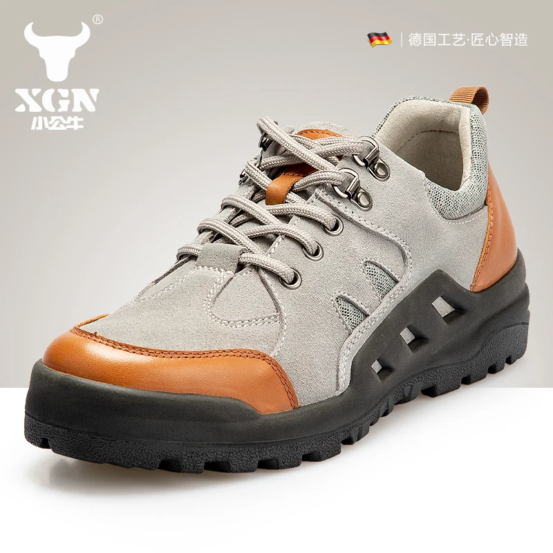 Xgn Heren Wandelschoenen Jagen Outdoor Sport Klimschoenen Enkellaarzen Ademende Wandelschoenen Warm Casual Trekking Sneakers