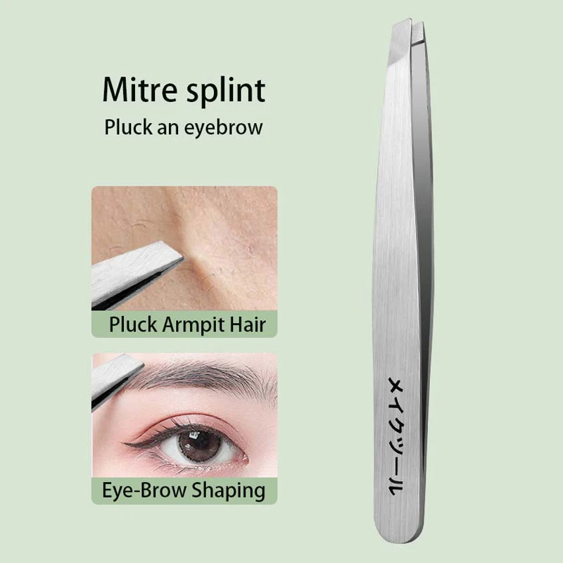 4pcs/Set Eyebrow Clip Small Tweezers Hair Pulling Pliers Eyebrow Shaping Hair Pulling Clip False Eyelashes Clip Idea Gift