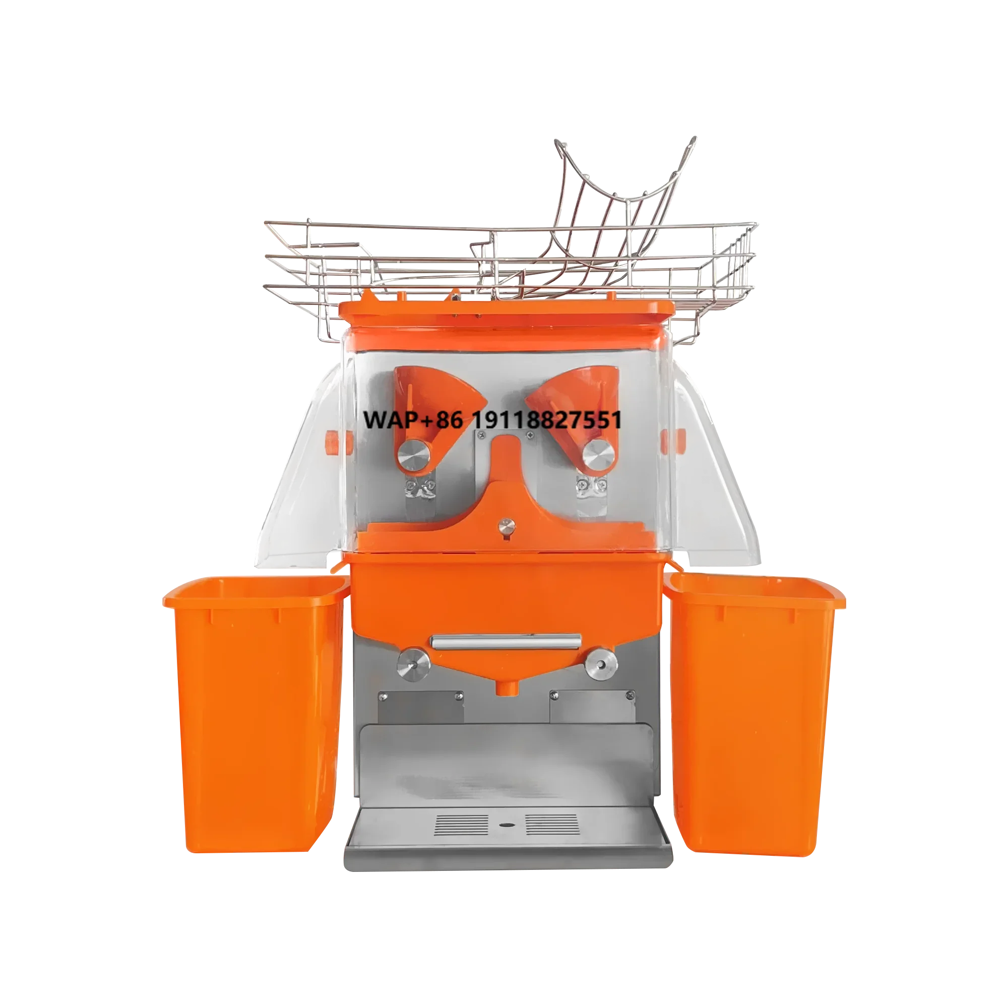 Máquina de Suco de Laranja com Alimentação Automática, Máquinas de Sucos Cítricos, Juicer Industrial