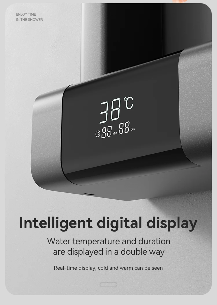 متعددة الوظائف الساخن بيع الحمام الحائط شلال ثرموستاتي دش العمود مجموعة لوحات الدش #6