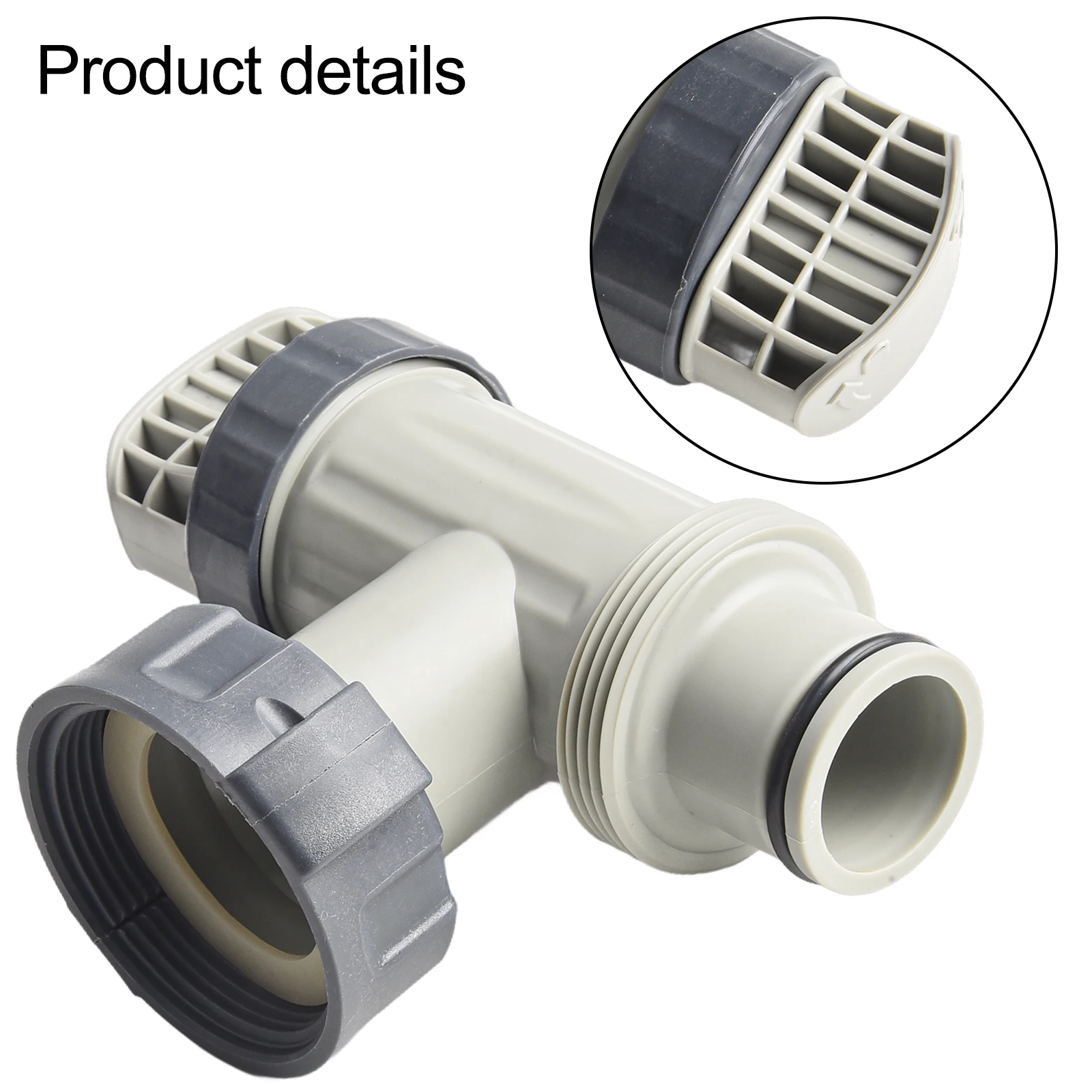 2pcs Tap Connector Replacement For Intex 10747 Large Pool Plunger Valve Assembly Filter Pump Outdoor Garden Swimming Parts