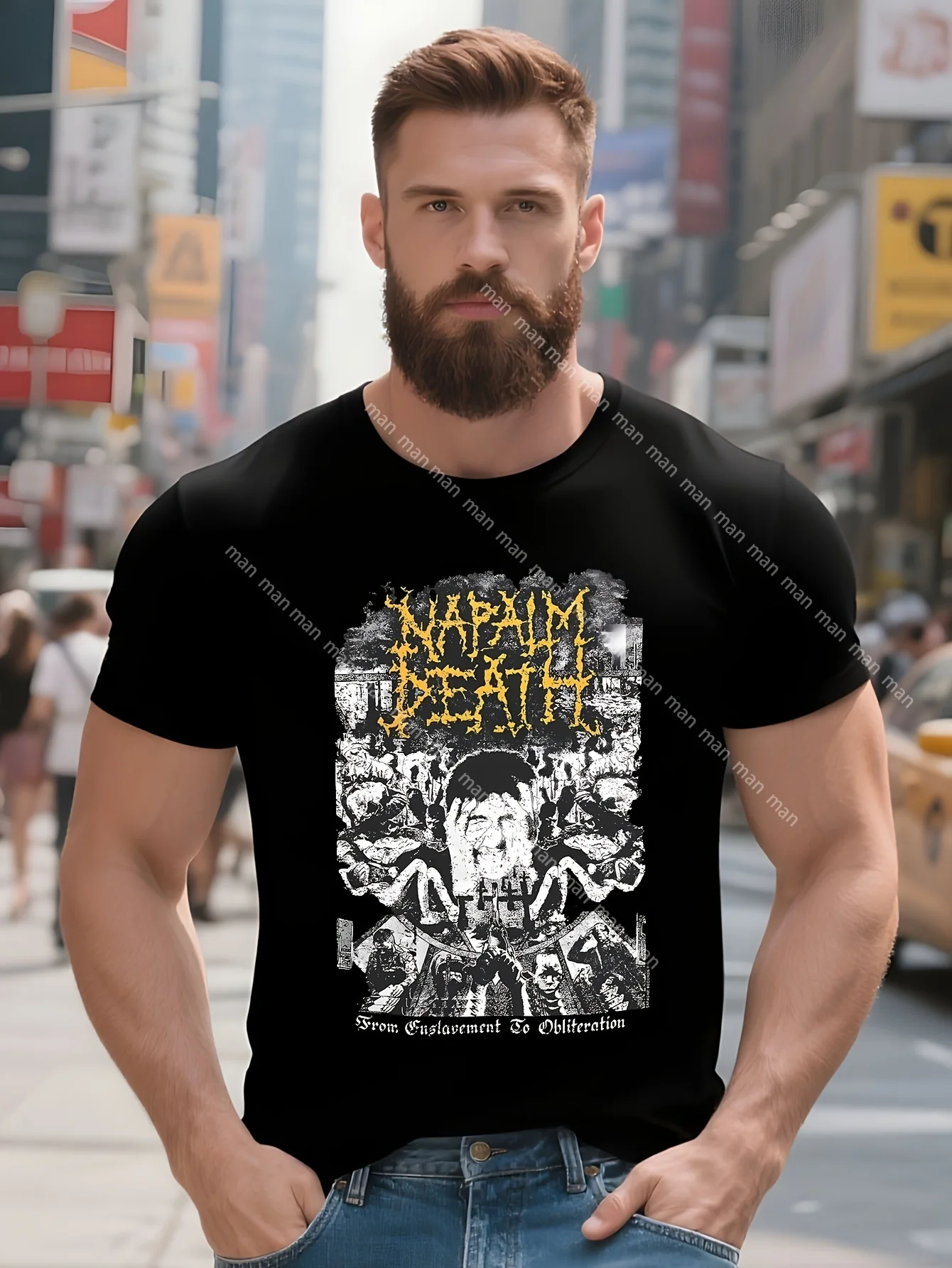 

Mens Napalm Death Feto T Shirt Large Black# color: Black, size: M